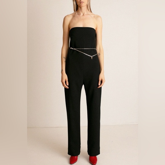 NOMIA NYC Designer Sz 2 Black Fluid Jumpsuit New Without Tag - Picture 8 of 16